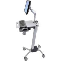 Ergotron Neo-Flex® TV-wagen Aantal monteerbare displays: 1 Display(s) 25,4 cm (10) - 55,9 cm (22) Grijs In hoogte verstelbaar, Toetsenbordhouder, Kantelbaar,