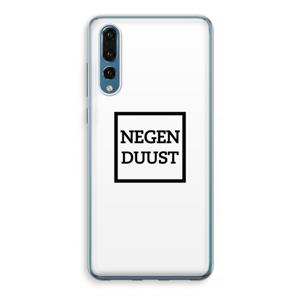 Negenduust vierkant: Huawei P20 Pro Transparant Hoesje