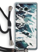 Golven: Sony Xperia XZ2 Compact Transparant Hoesje met koord