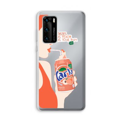Peach please!: Huawei P40 Transparant Hoesje