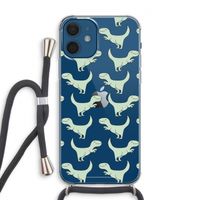 Dinos: iPhone 12 Transparant Hoesje met koord