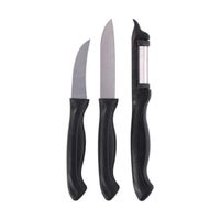 Alpina RVS Messenset met Dunschiller - Zwart - 3 delig - thumbnail