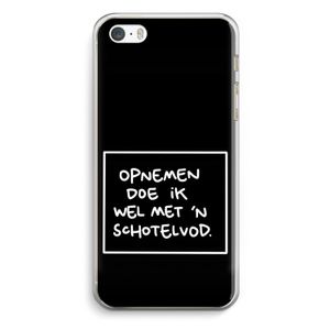 Schotelvod: iPhone 5 / 5S / SE Transparant Hoesje