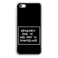 Schotelvod: iPhone 5 / 5S / SE Transparant Hoesje