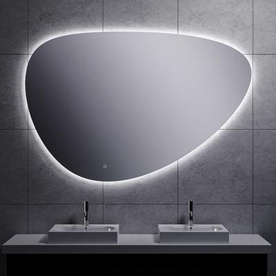Wiesbaden Uovo LED Badkamerspiegel - Ovaal en Dimbaar met Verwarming - 150cm