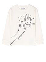 Bonpoint t-shirt en coton à col rond - Tons neutres