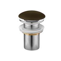 Best Design Afvoerplug Discover Keramisch 5/4" x 80 mm Mat Donkerbruin