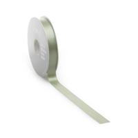 Satijnlint PREMIUM Double face 25mm x 25 meter green gold