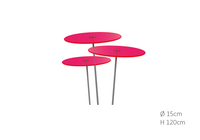 3 stuks! Zonnevanger Rood-Roze (kleur fuchsia) medium 120x15 cm - Cazador Del Sol