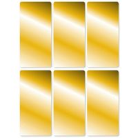 Gouden etiketten 2,5 x 5,5 cm - thumbnail