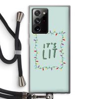 It's Lit: Samsung Galaxy Note 20 Ultra / Note 20 Ultra 5G Transparant Hoesje met koord