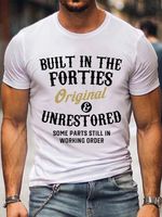 Men's Printed T Shirt With Forties - thumbnail