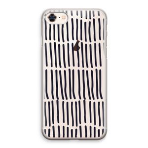 Moroccan stripes: iPhone 8 Transparant Hoesje