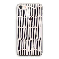 Moroccan stripes: iPhone 8 Transparant Hoesje