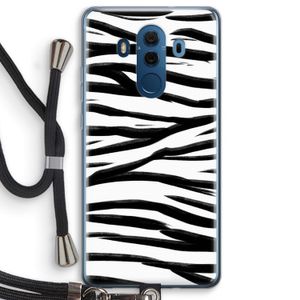 Zebra pattern: Huawei Mate 10 Pro Transparant Hoesje met koord