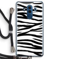 Zebra pattern: Huawei Mate 10 Pro Transparant Hoesje met koord