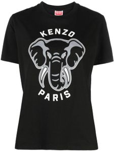 Kenzo t-shirt Varsity Jungle à broderies - Noir