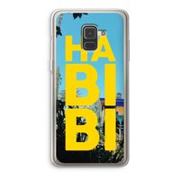 Habibi Majorelle : Samsung Galaxy A8 (2018) Transparant Hoesje