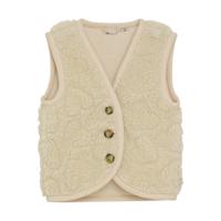 Daily7 winter gilet meisjes - zand - teddy