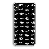 Eye pattern #3: iPhone X Transparant Hoesje