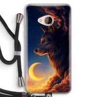 Night Guardian: HTC U Play Transparant Hoesje met koord