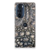 Motorola Edge 30 Pro TPU Hoesje Krokodillenprint