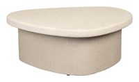 Dutchbone Organische Salontafel Veda Gerecycled marmer, 74 x 49cm - Beige