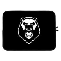Angry Bear (black): Laptop sleeve 15 inch