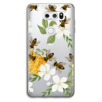 No flowers without bees: LG V30 Transparant Hoesje