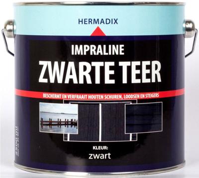 Impraline zwarte teer 2500 ml - Hermadix