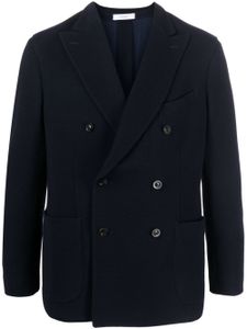 Boglioli double-breasted buttoned blazer - Bleu