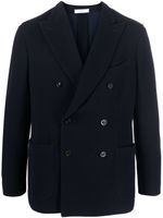 Boglioli double-breasted buttoned blazer - Bleu - thumbnail