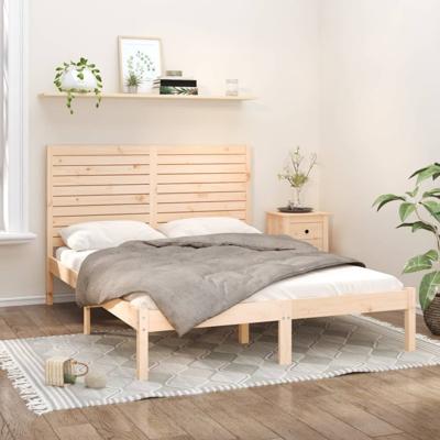 Bedframe massief hout 120x200 cm