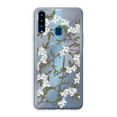Blossoming spring: Samsung Galaxy A20s Transparant Hoesje