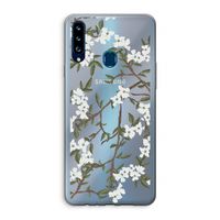 Blossoming spring: Samsung Galaxy A20s Transparant Hoesje