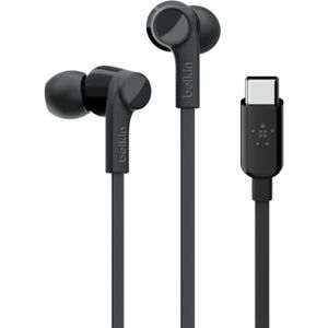 Belkin ROCKSTAR™ in-ear oordopjes met USB-C connector - Zwart