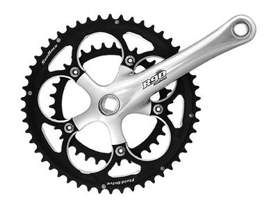 Sunrace crankstel fcr9f 9-speed 50/34t. 170mm zwart aluminium