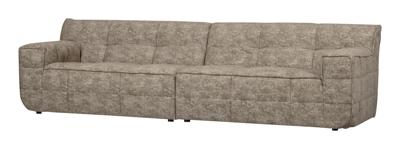 WOOOD 4-zits Bank 'Timor' Chenille, kleur Naturel