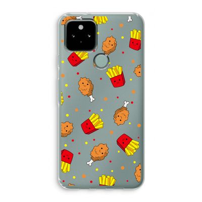 Chicken 'n Fries: Google Pixel 5 Transparant Hoesje