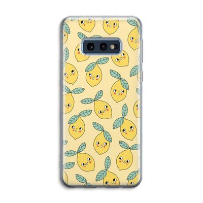 Citroenen: Samsung Galaxy S10e Transparant Hoesje