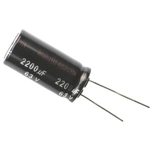 Panasonic Elektrolytische condensator Radiaal bedraad 7.5 mm 2200 µF 63 V 20 % (Ø) 18 mm 1 stuk(s)