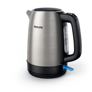 Philips Daily Collection Metalen deksel veermechanisme, indicatielamp, waterkoker, 1,7 l