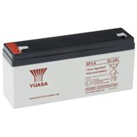 Yuasa NP3-6 Loodaccu 6 V 3 Ah Loodvlies (AGM) (b x h x d) 134 x 64 x 34 mm Kabelschoen 4.8 mm Onderhoudsvrij