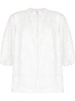 Acler blouse Stapleton à manches bouffantes - Blanc