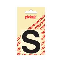 Deco letter s helvetica zwart 60 mm Pickup - Pickup