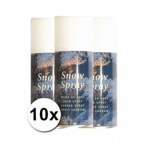 Busje Spuitsneeuw - sneeuwspray - 10 stuks - 150 ml