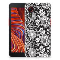 Samsung Galaxy Xcover 5 | TPU Case | Black Flowers