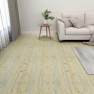 VidaXL Vloerplanken zelfklevend 55 st 5,11 m² pvc lichtbruin