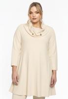 Yoek Tuniek wide bottom met ketting | Bruin | Maat 58/60
