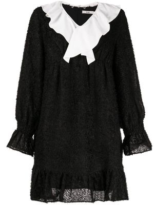 b+ab robe à volants - Noir